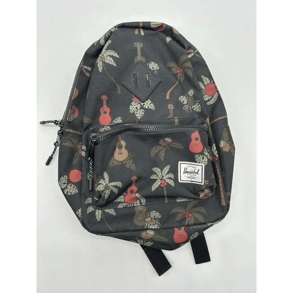 Herschel‎ Supply Co Heritage Kids Mini Backpack Black Island Print Adjustable